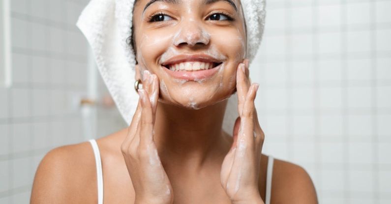 Micro-influencer - Woman Washing Her Face