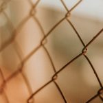 Link Building - Closeup of chain link fence