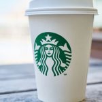 Brand Identity - Closed White and Green Starbucks Disposable Cup
