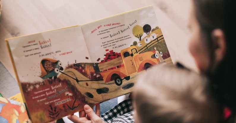 Storytelling Book - Woman Reading Book to Toddler